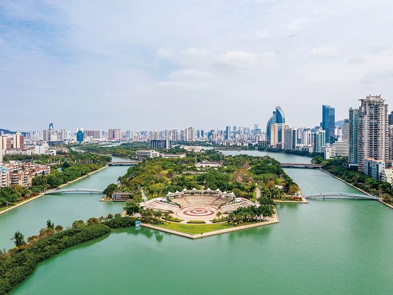 廈門(mén)白鷺洲公園工程